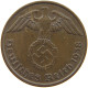 GERMANY 2 PFENNIG 1938 J TOP #c083 0083 - 2 Reichspfennig