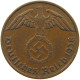 GERMANY 2 PFENNIG 1938 F #c083 0123 - 2 Reichspfennig