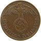 GERMANY 2 PFENNIG 1938 F #a066 0657 - 2 Reichspfennig