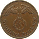 GERMANY 2 PFENNIG 1938 F #a043 0691 - 2 Reichspfennig