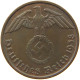 GERMANY 2 PFENNIG 1938 D #c081 0273 - 2 Reichspfennig