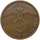 GERMANY 2 PFENNIG 1938 E TOP #a063 0103 - 2 Reichspfennig