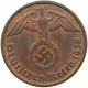 GERMANY 2 PFENNIG 1938 D TOP #s078 0727 - 2 Reichspfennig