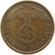 GERMANY 2 PFENNIG 1938 A TOP #c083 0139 - 2 Reichspfennig