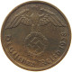 GERMANY 2 PFENNIG 1938 A #c081 0263 - 2 Reichspfennig