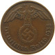 GERMANY 2 PFENNIG 1938 A #c083 0111 - 2 Reichspfennig