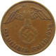 GERMANY 2 PFENNIG 1938 A #c082 0467 - 2 Reichspfennig