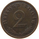 GERMANY 2 PFENNIG 1938 A #c083 0113 - 2 Reichspfennig