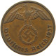 GERMANY 2 PFENNIG 1937 F #a043 0701 - 2 Reichspfennig