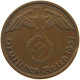 GERMANY 2 PFENNIG 1937 D #c083 0077 - 2 Reichspfennig