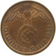 GERMANY 2 PFENNIG 1937 D #c081 0285 - 2 Reichspfennig