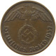 GERMANY 2 PFENNIG 1937 D #c081 0267 - 2 Reichspfennig
