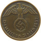 GERMANY 2 PFENNIG 1937 A #c081 0291 - 2 Reichspfennig