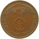 GERMANY 2 PFENNIG 1937 A #c081 0281 - 2 Reichspfennig