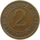 GERMANY 2 PFENNIG 1936 D #a043 0663 - 2 Reichspfennig
