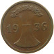 GERMANY 2 PFENNIG 1936 D #a043 0663 - 2 Reichspfennig