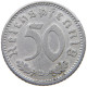 GERMANY 50 PFENNIG 1943 D #a076 0491 - 50 Reichspfennig