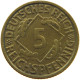 GERMANY 5 PFENNIG 1935 J #a055 0603 - 5 Reichspfennig