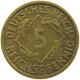 GERMANY 5 PFENNIG 1935 J #a055 0409 - 5 Reichspfennig