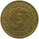 GERMANY 5 PFENNIG 1935 G #a055 0459 - 5 Reichspfennig