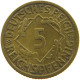 GERMANY 5 PFENNIG 1935 A #a055 0527 - 5 Reichspfennig