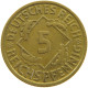 GERMANY 5 PFENNIG 1935 A #a055 0413 - 5 Reichspfennig