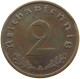GERMANY 2 PFENNIG 1940 A #a013 0089 - 2 Reichspfennig
