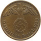 GERMANY 2 PFENNIG 1939 J #a043 0699 - 2 Reichspfennig