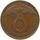 GERMANY 2 PFENNIG 1939 G #s078 0027 - 2 Reichspfennig