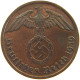 GERMANY 2 PFENNIG 1939 G #a066 0659 - 2 Reichspfennig