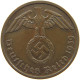 GERMANY 2 PFENNIG 1939 F TOP #c083 0039 - 2 Reichspfennig