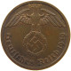 GERMANY 2 PFENNIG 1939 F TOP #c082 0489 - 2 Reichspfennig