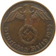 GERMANY 2 PFENNIG 1939 F TOP #c081 0283 - 2 Reichspfennig