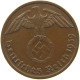 GERMANY 2 PFENNIG 1939 E TOP #c083 0007 - 2 Reichspfennig