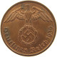 GERMANY 2 PFENNIG 1939 E #a032 0369 - 2 Reichspfennig