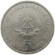 GERMANY DDR 5 MARK 1989 MARIENKIRCHE TOP #a078 0109 - 5 Marcos