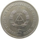 GERMANY DDR 5 MARK 1988 SAXONIA #a077 0583 - 5 Mark