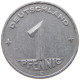 GERMANY DDR 1 PFENNIG 1952 E #a076 0449 - 1 Pfennig