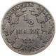 GERMANY EMPIRE 1/2 MARK 1906 A #a044 0113 - 1/2 Mark