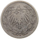 GERMANY EMPIRE 1/2 MARK 1906 A #a044 0113 - 1/2 Mark