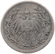 GERMANY EMPIRE 1/2 MARK 1905 F #a081 0841 - 1/2 Mark