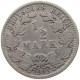 GERMANY EMPIRE 1/2 MARK 1905 F #a073 0381 - 1/2 Mark