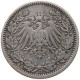 GERMANY EMPIRE 1/2 MARK 1905 E #a081 0795 - 1/2 Mark