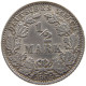 GERMANY EMPIRE 1/2 MARK 1905 D #a081 0777 - 1/2 Mark