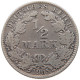 GERMANY EMPIRE 1/2 MARK 1905 D #a044 0073 - 1/2 Mark