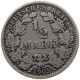 GERMANY EMPIRE 1/2 MARK 1905 A #a081 0817 - 1/2 Mark