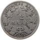 GERMANY EMPIRE 1/2 MARK 1905 A #a081 0857 - 1/2 Mark