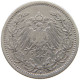 GERMANY EMPIRE 1/2 MARK 1905 A #a069 0209 - 1/2 Mark