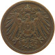 GERMANY EMPIRE 2 PFENNIG 1911 F #s068 0447 - 2 Pfennig