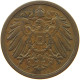 GERMANY EMPIRE 2 PFENNIG 1908 A #s068 0337 - 2 Pfennig